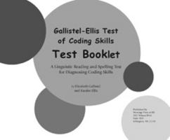 Gallistel-Ellis Test of Coding Skills-- Complete Kit 0990507009 Book Cover
