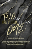 Two Are Better Than One B0G75H7Y57 Book Cover