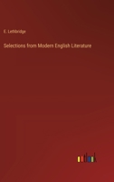 Selections from Modern English Literature 3368827111 Book Cover