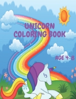 Unicorn coloring book age 4-8: coloring book for kids B08L3NWC8S Book Cover