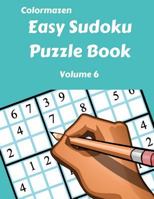 Easy Sudoku Puzzle Book Volume 6 1719565406 Book Cover