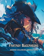 Fantasy Buccaneers: Anime Coloring Expedition B0CDNJDB88 Book Cover