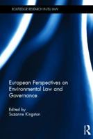 European Perspectives on Environmental Law and Governance 0415500060 Book Cover