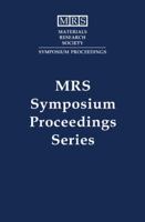Biomaterials for Drug Delivery and Tissue Engineering: Symposia Held November 27-29, 2000, Boston, Massachusetts, U.S.A. (Materials Research Society Symposia Proceedings, V. 662) 1558995722 Book Cover