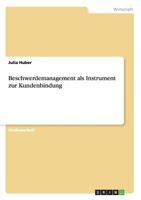Beschwerdemanagement ALS Instrument Zur Kundenbindung 3640627903 Book Cover