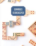 Dominoes Scorekeeper: Mexican Train, Chicken Foot Game Score Sheets Notepad Book 1076634915 Book Cover