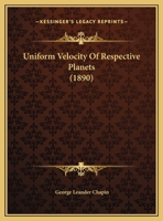 Uniform Velocity Of Respective Planets 1248489071 Book Cover