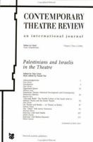 Palestinians and Israelis in the Theatre 3718657090 Book Cover