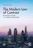 The Modern Law of Contract 1138230138 Book Cover