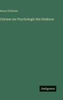 Umrisse Zur Psychologie Des Denkens 0270180117 Book Cover