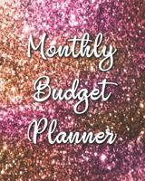 Monthly Budget Planner: Pink Gold 12 Month Financial Planning Journal, Monthly Expense Tracker and Organizer (Bill Tracker, Home Budget book) 1731032722 Book Cover