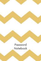 Password Notebook: A simple password keeper to log all your internet sign in information. Handy 6 x 9 size 1080116567 Book Cover