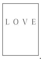 Love: A decorative book for coffee tables, end tables, bookshelves and interior design styling Stack home books to add decor to any room. Monochrome effect cover: Ideal for your own home or as a gift  1699279241 Book Cover