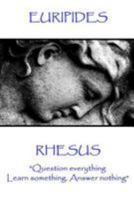 Rhesos (Greek Tragedy in New Translations) 0195072898 Book Cover