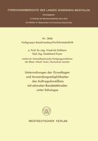 Untersuchungen Der Grundlagen Und Anwendungsmoglichkeiten Des Auftragschweissens Mit Schmalen Bandelektroden Unter Schutzgas 3531026666 Book Cover