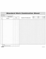 Standard Work Combination Sheet 1138078689 Book Cover