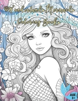 Wonderland Mermaid Coloring Book B0C7TCD7SY Book Cover