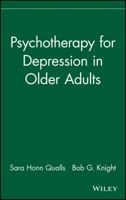 Psychotherapy for Depression in Older Adults (Wiley Series in Clinical Geropsychology) 0470037970 Book Cover