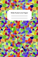 Stained Glass Art Inspirational, Motivational and Spiritual Theme Wide Ruled Line Paper 1650255543 Book Cover