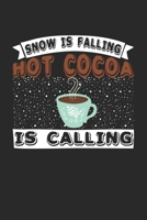 Snow Is Falling Hot Cocoa Is Calling: Graph Paper Journal 6x9 inches with 120 Funny Christmas Notebook 1710230827 Book Cover