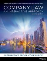 Company Law, Interactive Wiley E-Text: An Interactive Approach 0730369331 Book Cover