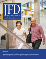Journal of Faculty Development September 2022 B0B9QS4K4D Book Cover