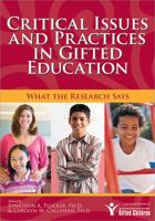 Critical Issues and Practices in Gifted Education 1593632959 Book Cover