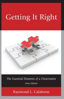 Getting It Right 1610489209 Book Cover