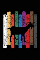 Goat Silhouette Colors: 6x9 Ruled Notebook, Journal, Daily Diary, Organizer, Planner 1701783827 Book Cover