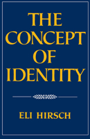 The Concept of Identity 019502995X Book Cover