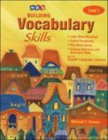 Building Vocabulary Skills: Student Edition Level 1 0075796120 Book Cover