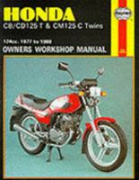 Honda CB/CD125T and CM125C Twins 1977-88 Owner's Workshop Manual (Motorcycle Manuals) 1850106444 Book Cover