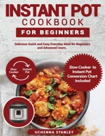 Instant Pot Cookbook for Beginners : Delicious Quick and Easy Everyday Meal for Beginners and Advanced Users 1952639263 Book Cover