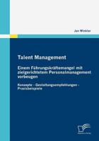 Talent Management: Einem F Hrungskr Ftemangel Mit Zielgerichtetem Personalmanagement Vorbeugen 3836676613 Book Cover