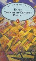 Early Twentieth Century Poetry 0140622101 Book Cover