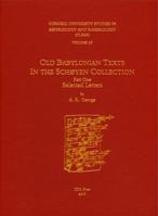 Cusas 36: Old Babylonian Texts in the Schøyen Collection Part One: Selected Letters 1934309753 Book Cover