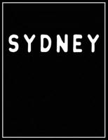 Sydney: Black and white Decorative Book | Perfect for Coffee Tables, End Tables, Bookshelves, Interior Design & Home Staging Add Bookish Style to Your Home| Sydney 1699687897 Book Cover