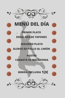 MENÚ DEL DÍA: CUADERNO LINEADO. CUADERNO DE NOTAS,  DIARIO O AGENDA. REGALO ORIGINAL PARA AMANTES DEL BALONCESTO (Spanish Edition) 1672346282 Book Cover