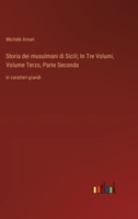 Storia dei musulmani di Sicili; In Tre Volumi, Volume Terzo, Parte Seconda: in caratteri grandi (Italian Edition) 3368374494 Book Cover
