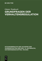 Grundfragen Der Verhaltensregulation: Ergebnisse Und Zielstellungen 3112585836 Book Cover