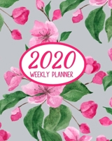 2020 Weekly Planner: Cherry Blossoms Small Size Easy To Carry Two Page A Week Planner Calendar 1691023299 Book Cover