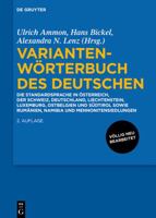 Variantenw�rterbuch des Deutschen 3110340925 Book Cover