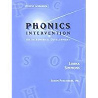 Phonics Intervention: Workbook (Saxon Phonics Intervention) 1565772318 Book Cover