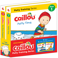 Caillou: Potty Training Series: 2 Steps, 2 Potty Training Classics 2897183446 Book Cover
