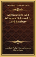 Appreciations and Addresses 1430479469 Book Cover