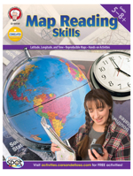 Map Reading Skills, Grades 5 - 8 1580376282 Book Cover