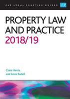 Property Law and Practice 2018/2019 1912363488 Book Cover