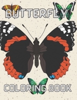 Butterfly coloring book B0CHKY681G Book Cover