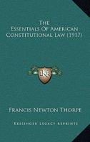 The Essentials of American Constitutional Law 9354943896 Book Cover