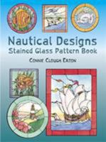 Nautical Designs Stained Glass Pattern Book (Dover Pictorial Archives) 048643298X Book Cover